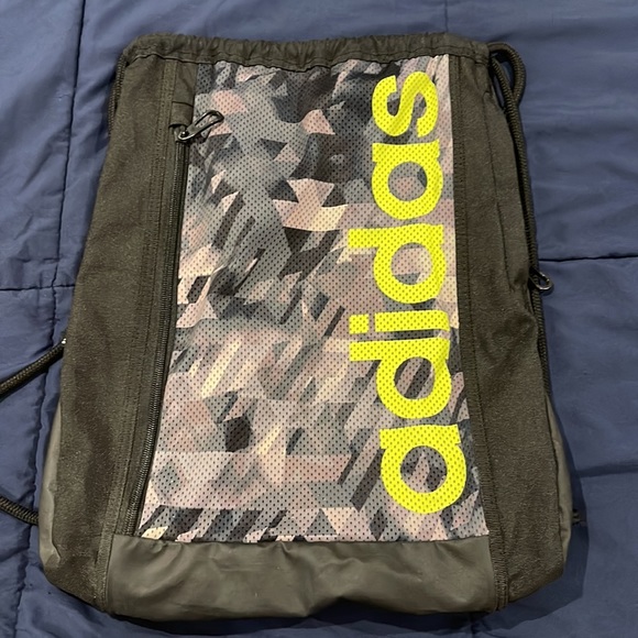 Adidas sackpack used lots of life on it still. Used at the gym only. - Picture 4 of 4
